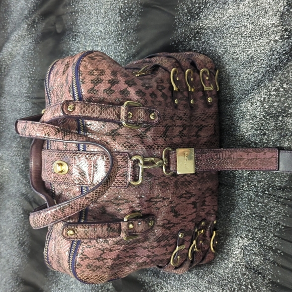 Authentic Jimmy Choo Python Shoulder Bag - Picture 5 of 14